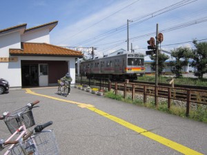 富山地方鉄道「越中荏原駅で下車します。」