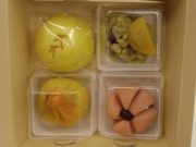 和菓子作り体験での練り菓子