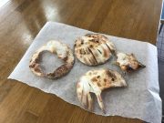 餃子の皮で作ったお化けスナック