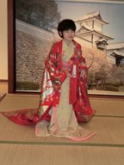 江戸時代の武家の姫の歴史衣装体験