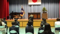 入学式の様子