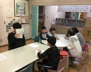 寮生ミーティングの様子