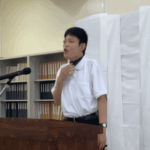 本校の生徒の弁論の様子