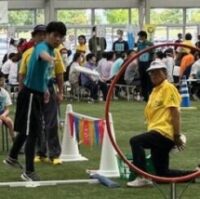 アキュラシー競技に参加している様子
