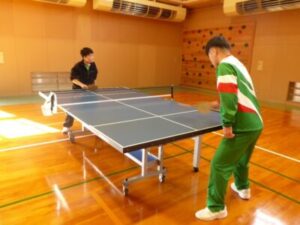 サウンドテーブルテニス用テーブル 体育の授業や部活動で