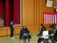 入学式の様子